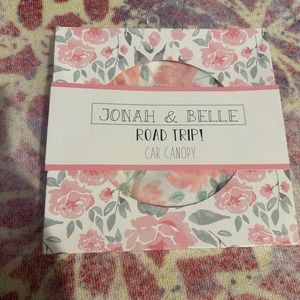 Baby girl car canopy (1 new/1 preowned)